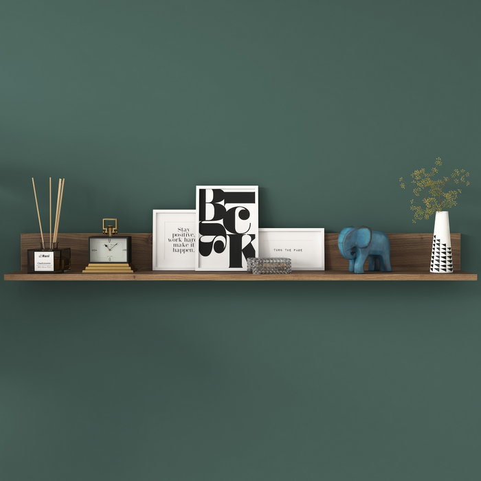 Hanah Home E5 - 226 Estantería de Pared Escandinava Nogal Hanah Home E5 - 226 Estantería de Pared Escandinava Nogal